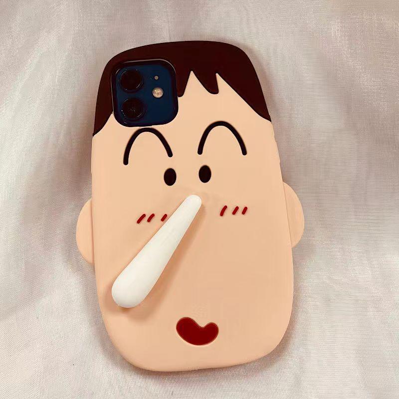 Funny Snotty Idiot iPhone Case - Drop-Proof, Full Coverage, Soft Silicone iPhone 14 Plus