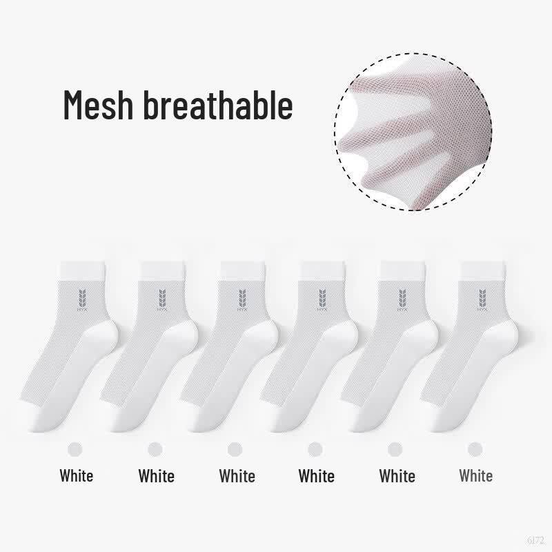 Hengyuanxiang Men s Thin Mesh Breathable Socks