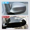 2PCS Car Side Door Wing Rearview Mirror Cover Caps  For BMW E90 E91 E92 E93  LCI facelifted 2009–2013 51167205291, 51167205292