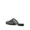 Salvatore Ferragamo Ferragamo Woven Design Leather Mules Black