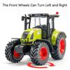 1:32 Aliaj Tractor Agricol Model Diecast Jucării Mașină Miniatură Cu Sunet Lumină Tracțiune Înapoi Vehicul Corp Metalic Jucărie Distractivă pentru Băieți Cadou