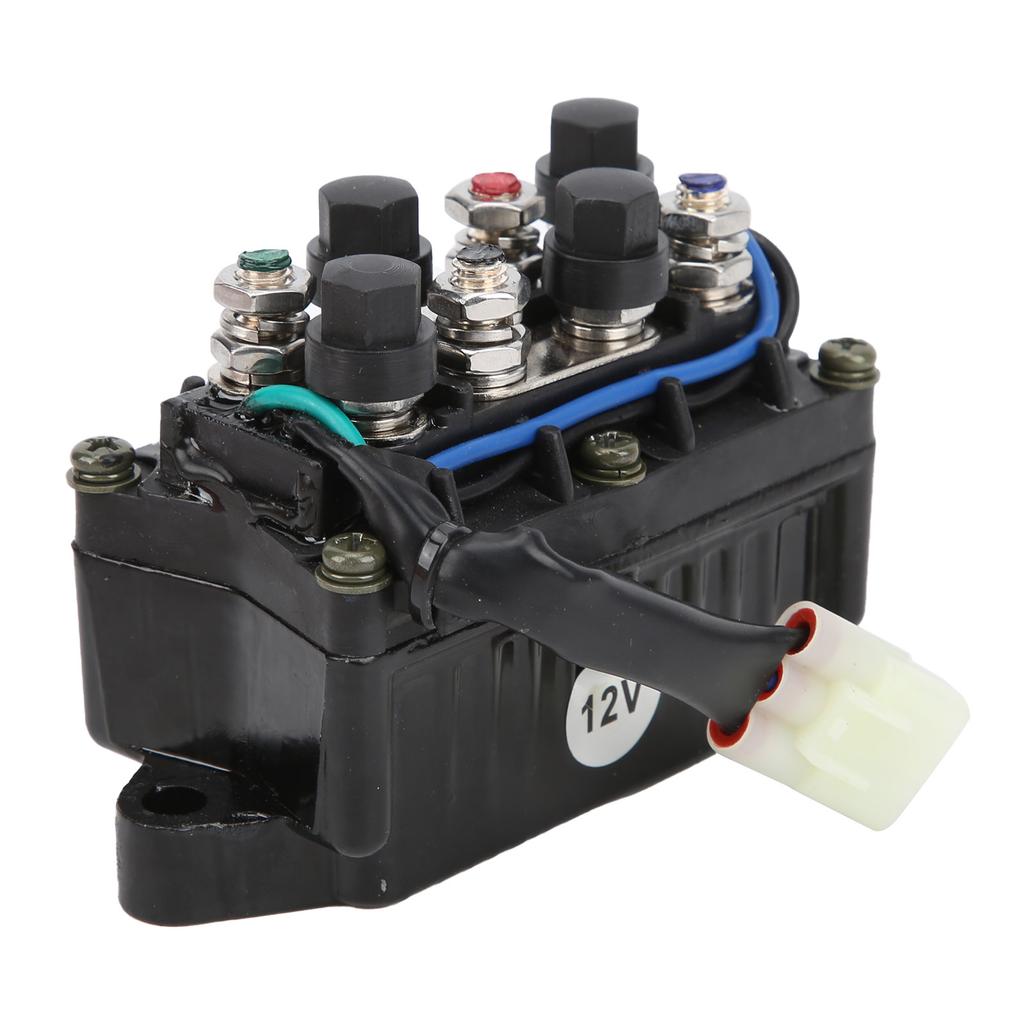 Solenoid Switch 0409‑066   0436‑700 12V Replacement for Arctic Cat Snowmobile Winch Kit