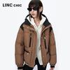 Jinyujie Women's Printed Lightweight Down Jacket