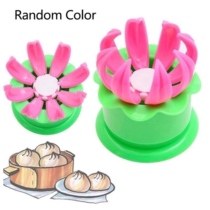 Stampo per Baozi Cinesi Colore Casuale Stampo per Panini Ripieni al Vapore Maker Shaper Dim Sum