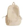 Womens Stylish Large Capacity Backpack College Students Travel Daily Use Soft Fabric Streetwear Design