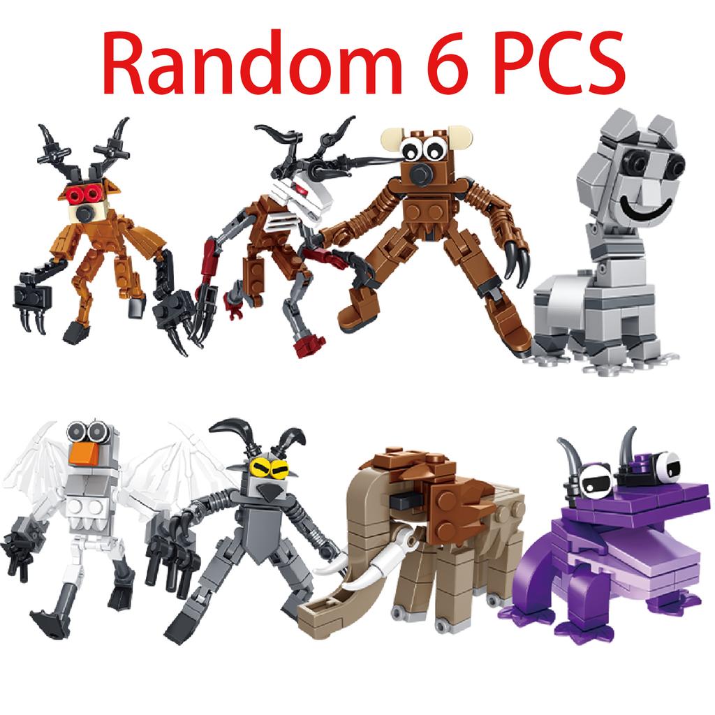 99 Nights In The Forest Building Blocks Animal Deer Owl Goat Cat Mammoth Loses Deer Assembled Bricks Assembly Model Kids Toys
