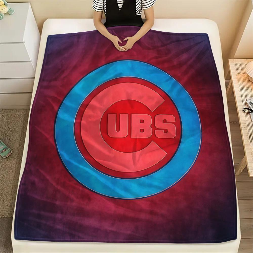 Chicago Cubs2 Flannel Blanket, High quality Comfortable for All Seasons, Home Decor, Warmth and Comfort