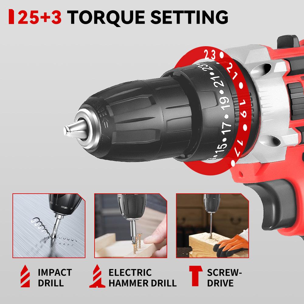 10mm Akumulátorový elektrický vrtací šroubovák Dobíjecí příklepová vrtačka Nářadí pro autoopravy Šroubovák Pro baterii Makita Pin