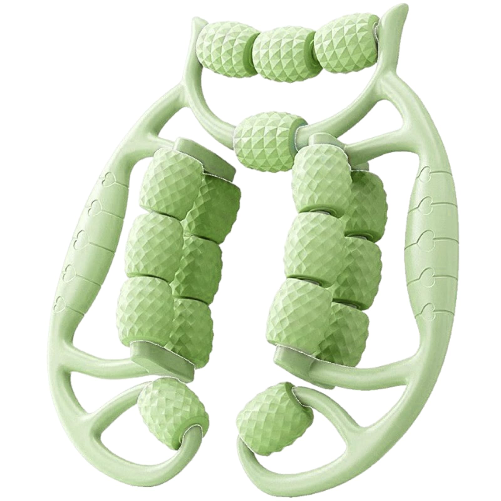 

Массажный ролик Ailunate для фасций и 18 роликов, ролик, ступни, икры, бедра, ноги, растяжка, (зеленый)