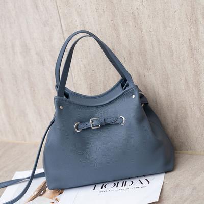 Cowhide Women's Bag Single Shoulder Oblique Span Women's, Niche Fashion Practical Shell Shopping Bag Oblique Span Bag