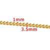 Stainless Steel Gold Chain for DIY Jewelry: Necklace & Bracelet Fashion Accessory