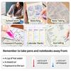 24 Colors Click Erasable Gel Pens - Quick-Dry Smooth Writing Pens for Students, Drawing, Marking, Office & School Supplies