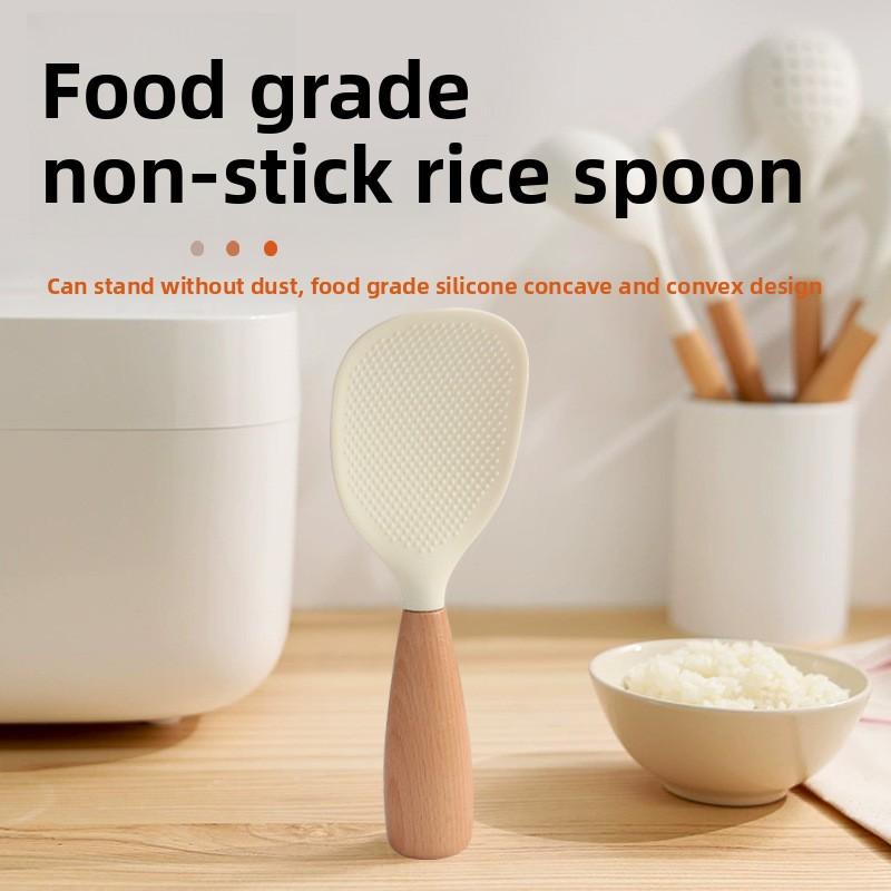 Food Grade Rice Spoon for Rice Cooker with Non-Stick Rice