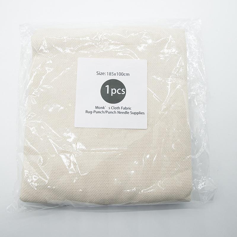Mönchstuch für DIY Stickerei Handarbeitsstoff Nähen Punch-Nadel-Set Zubehör Handgefertigte Bastelarbeiten Geschenk Ramadan-Dekoration 2025