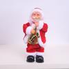 Santa Claus Christmas Toy With Music Playing Guitar Saxophone For Decor Festive