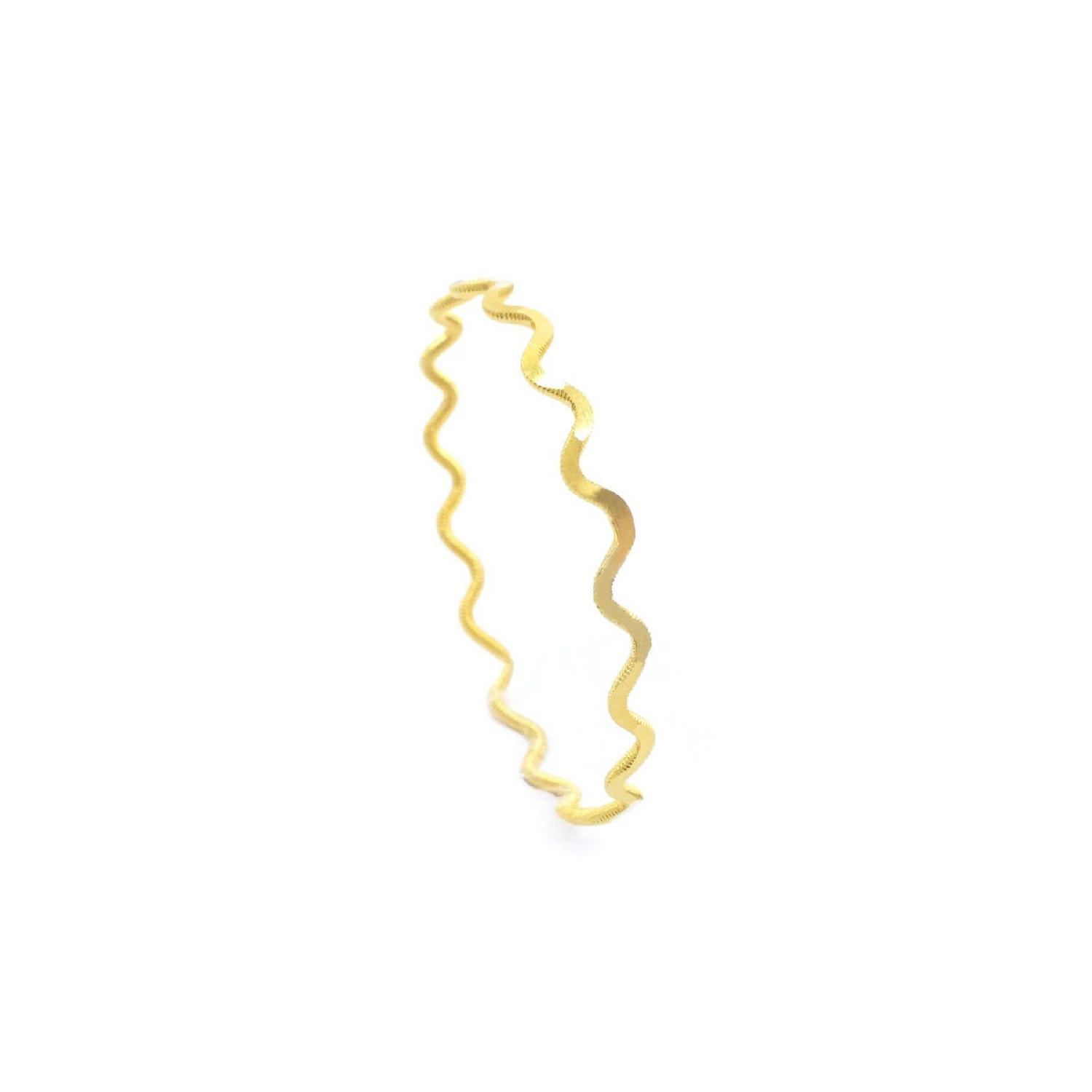 

Zigzag Ajda Model Gold Plated Bracelet Blz-3073 21 cm золотой