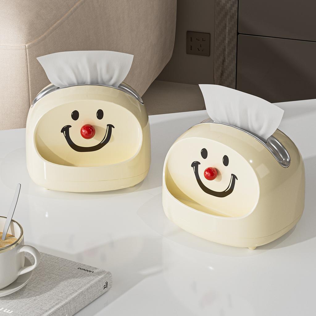Creative Cute Paper Box Light Luxury Household Dining Table Tissue Storage Box Tissue Box Living Room Desktop Paper Box