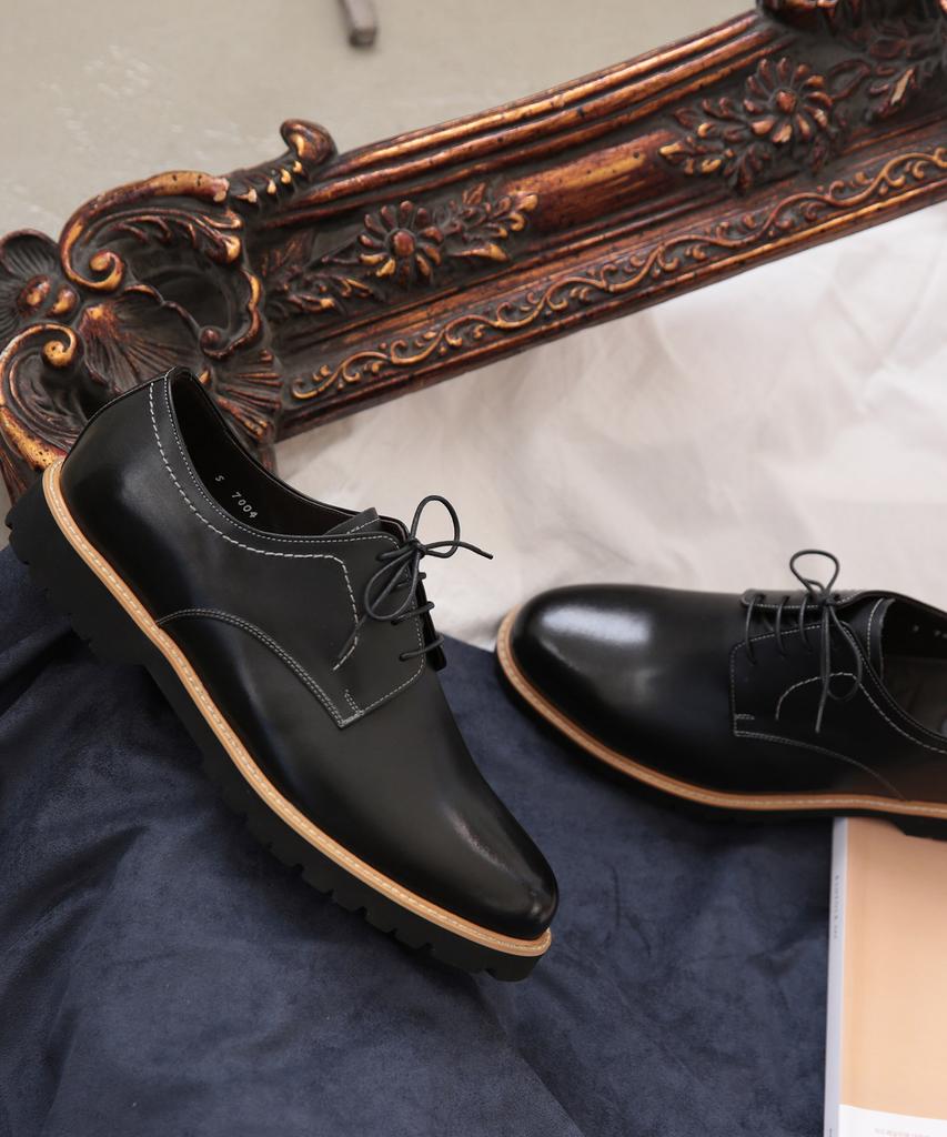 Brenowelt Smart Worker Black Derby Shoes