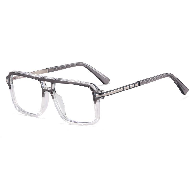 

Ретро Мужские Квадратные Очки для Чтения с Большой Рамкой Модный Бренд Дизайн Блокировка Синего Света Пресбиопические Очки Мужские Очки с Двойной Перемычкой 0