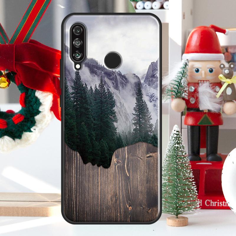 NATURE WOOD PRINTS For Huawei Nova 9 10 SE 11 Pro Y60 Y70 Y90 Y61 Y91 Y72 Y73 12i 11i 8i P20 P30 P40 Lite Case