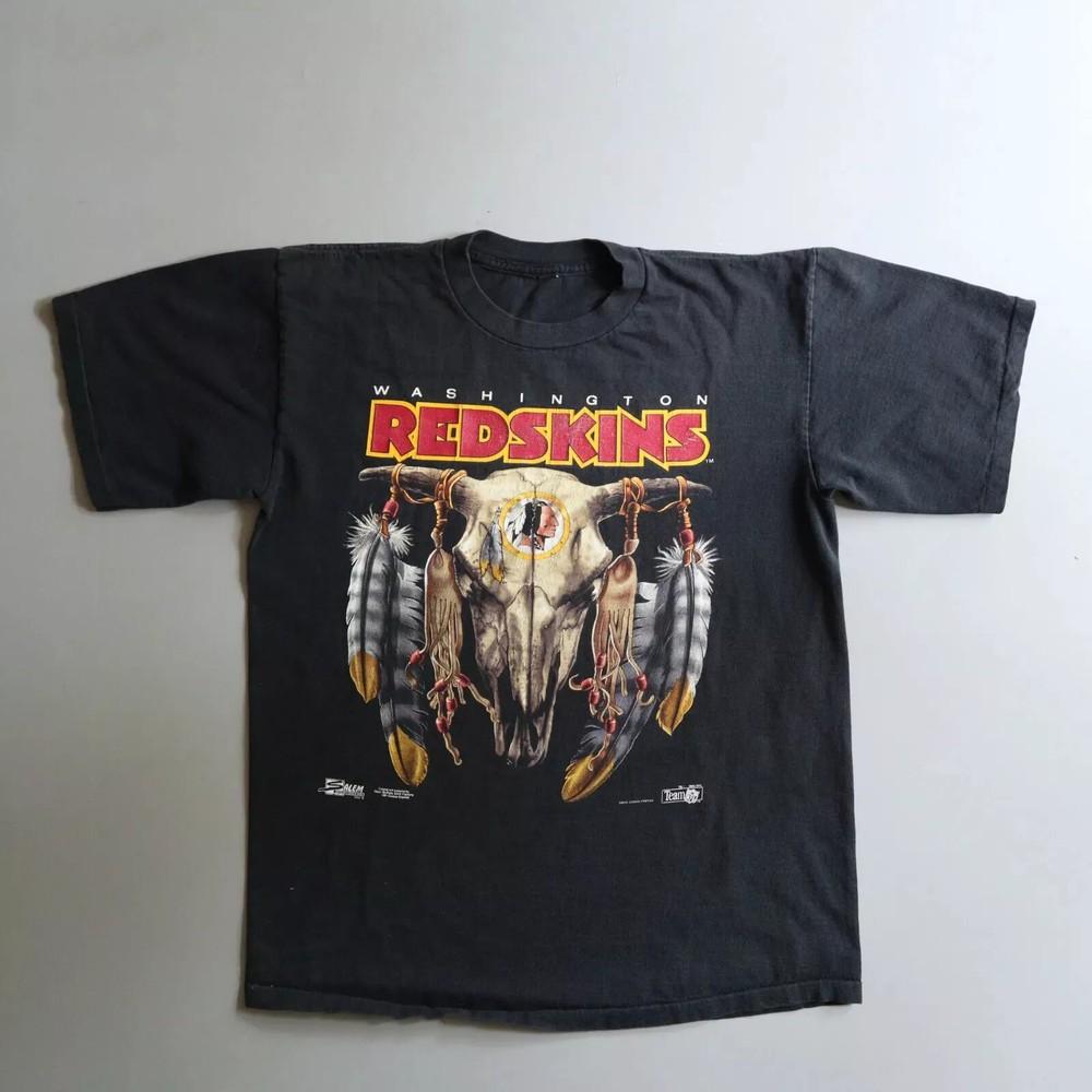 

Vintage Salem 1992 Washington Redskins Shirt Western Bison Skull B1709_03.webp Unisex T-Shirt XXXXL