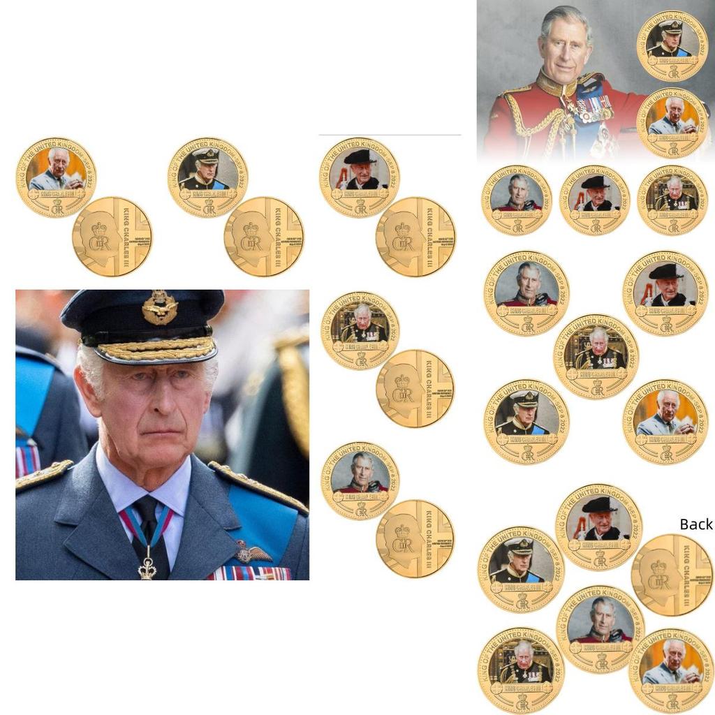 Stunning British King Charles Commemorative Coin Collection In Gift Box