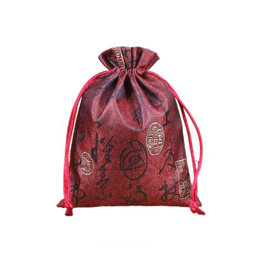 Stickerei Duftsäckchen Segnungen Kordelzug Geschenke Aufbewahrungstasche Büro Wohnzimmer Hängend Fenster Rückansicht Anhänger