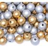 100 Beads 16mm Wooden Loose Spacer Beads for Crafts Making, Colorful Farmhouse Wooden Beads for Home Decor