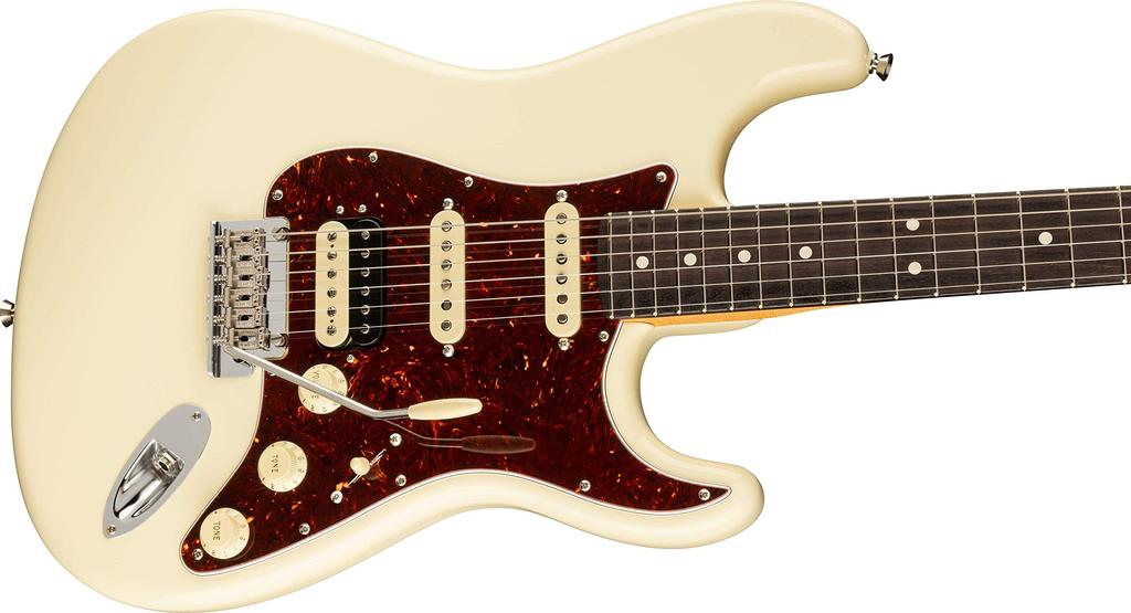 Fender Electric Guitar American Professional II Rosewood Olympic White Stratocaster® HSS, Fingerboard,