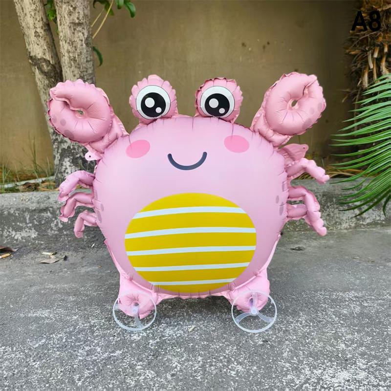 HUAHUA4D Alphabet Foil Balloon Elephant Design with Wheels for Kids' Parties and Baby ShowersHUAHUA