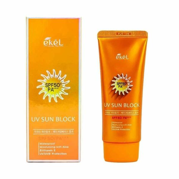 EKEL UV Sun Block Cream Waterproof Makeup Base 70ml (WABCFC5)