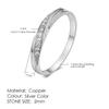 ZHOUYANG Ring For Women Simple Style Thin Rings Micro-inserts Cubic Zirconia Austrian crystal Fashion Jewelry R421 R062