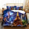 France Rock Singer J-Johnny H-Hallyday Bedding Set Printed Duvet Cover Sheet Pillowcase Soft Quilt Cover Full Queen King Size