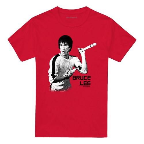 Bruce Lee Unisex Adult Nunchucks T-Shirt
