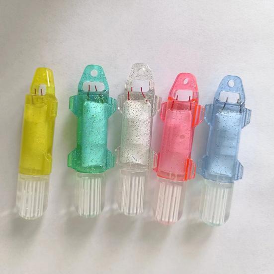 Glasfaserlicht Wasserdicht Batteriebetrieben Tragbar Hohe Helligkeit Tauchfähig Fischattraktion Mini Mehrfarbig Unterwasser LED Fischattraktion