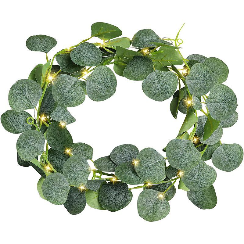 Eucalyptus Leaf LED String Lights for Wedding & Holiday Decoration