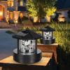 Solar Wasserdichte Leuchten Vintage LED Wasserdichte Solar Lampe Bewegungssensor Außen Wandleuchte Für Parkplatz Und Korridor Re