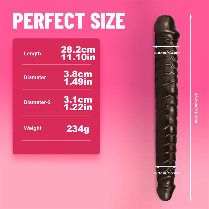 Double-headed Dragon Scale Anal Plug Super Thick Simulation Double-headed Dildo Female Sex Toys