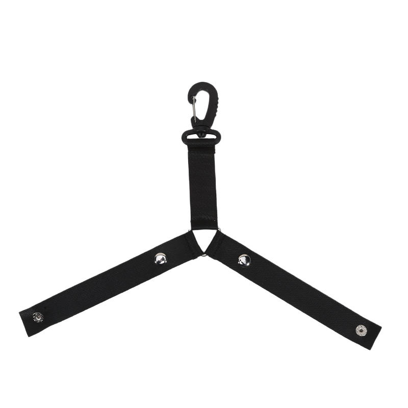 Nylon Buckle Straps Backpack Accessories Cheerleading Straps Double Pompoms Triangle Buckle Decorative Straps For Decoration Cheerleading Activities