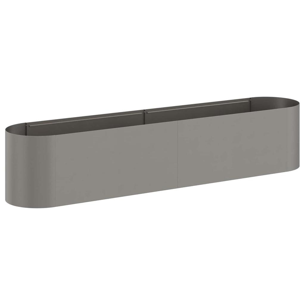 Raised Garden Bed for Outdoor Use Weatherproof Steel 200 X 40 X 40 Cm