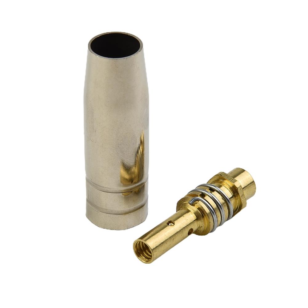15AK Schweißzubehör MIG/MAG Schweißen Kontaktdüsen 0.8x25mm Top-Verkauf