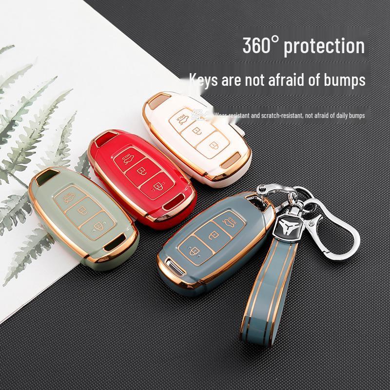 Hyundai Key Fob Protective Case for Ix25, Verna, ENCINO, Angsino, Santa Fe, Festa