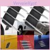 2pcs Air Car Ob59 Intake Flow Vent Fender Sticker Hood Side Door Decoration