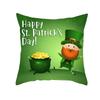Happy Saint Patricks Day Pillow Case Irish Party Supplies Cushion Cover for Home Sofa Pillowcases St.Patricks Day Party Decor