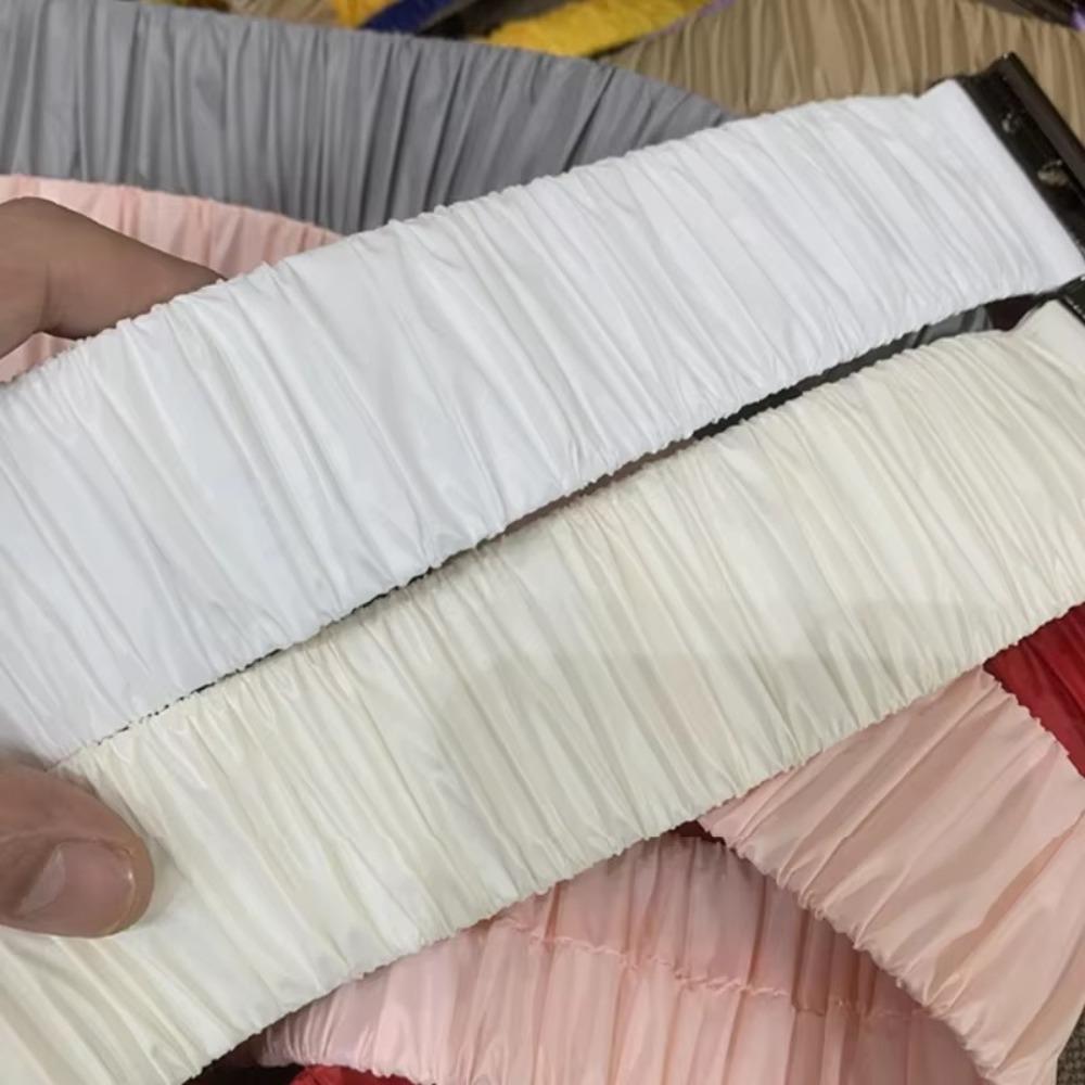 Ceinture de taille pour manteau en duvet de 5 cm de large, ceinture de taille plissée pour veste en duvet, ceinture de taille élastique tendance avec boucle