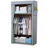 Space-Saving Modern Fabric Wardrobe for Adults and Children - Ideal for Dormitory and Bedroom Use.