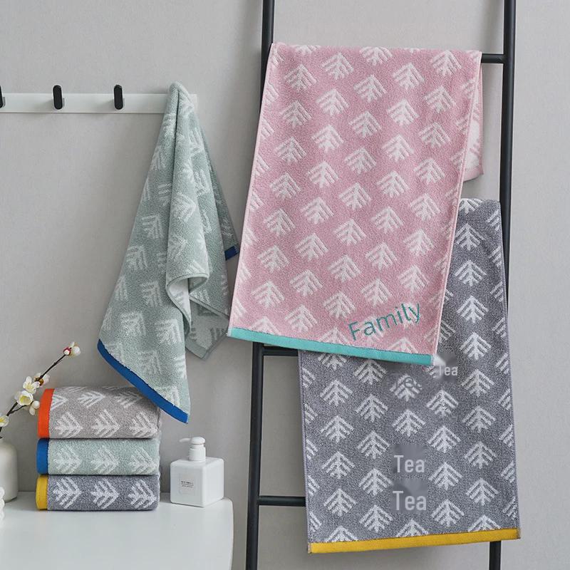 Custom Embroidered No-Lint Absorbent Towel - Soft, Thick, Pure Long-Staple Cotton for Home & Couples.