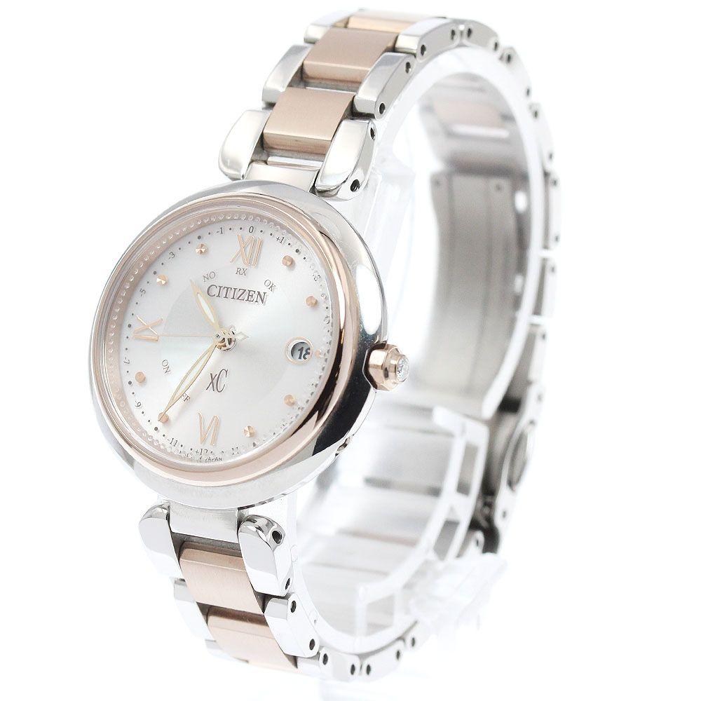 Used Citizen CITIZEN ES9465-50W/H060-A1CTL07 XC Cross Sea Mizu Collection Solar Radio Ladies Good Condition Box/Warranty Included_965254