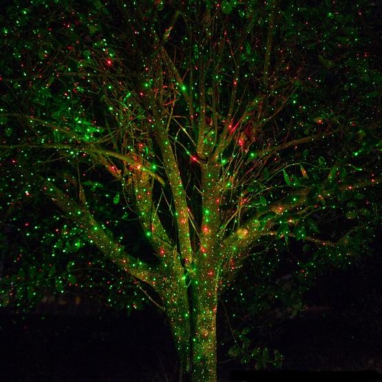 Christmas Laser Lights, Waterproof Projector Lights Landscape Spotlight Red and Green Star Show With Christmas Decorative