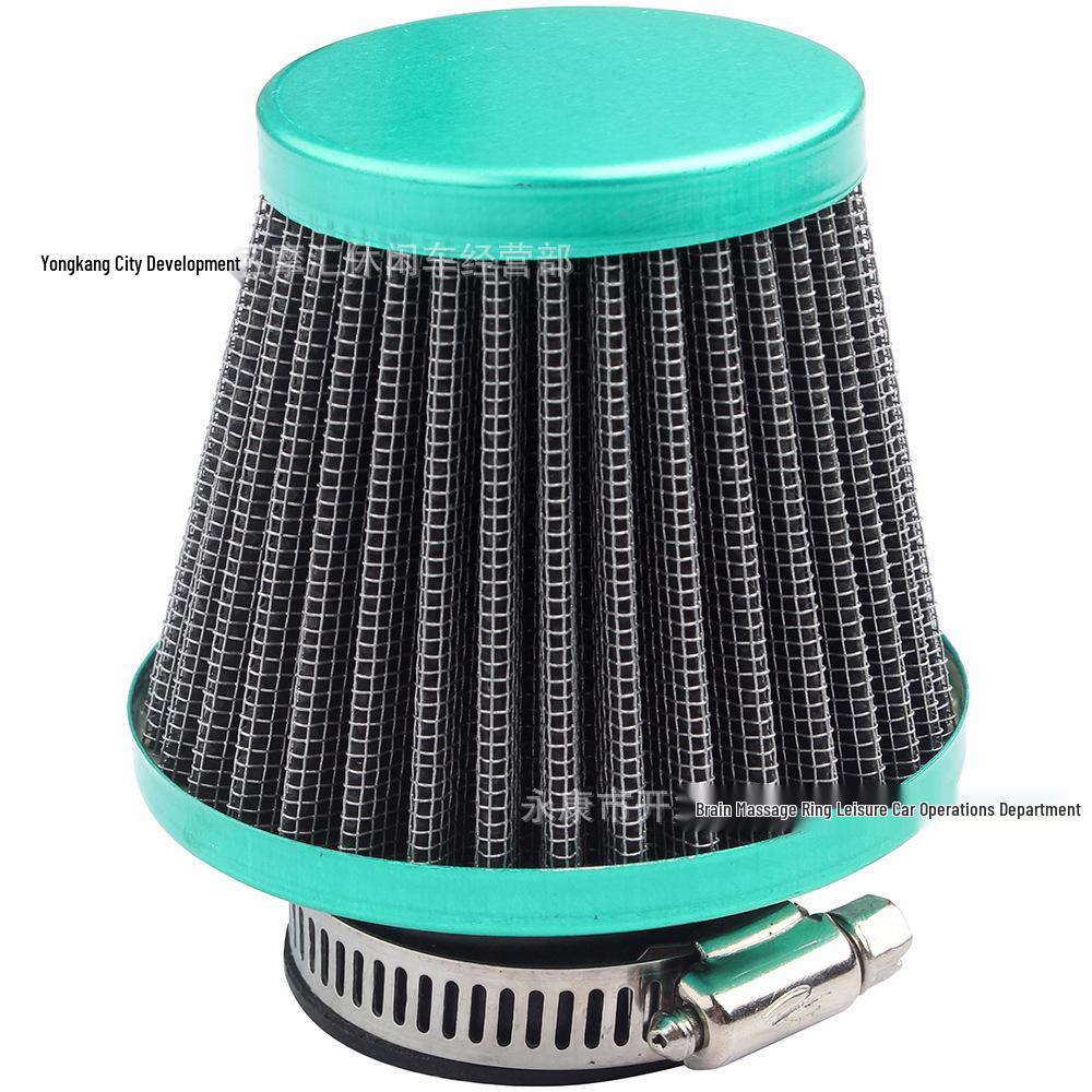 38MM Air Filter for Off-road Motorcycle, ATV, Beach Buggy (110-140CC, GY6 50CC) - Green